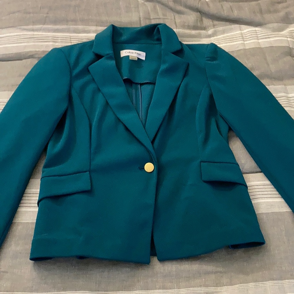 Teal Calvin Klein Blazer